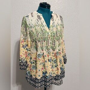 Figueroa & Flower Chic Floral Women's Blouse - Multicolor